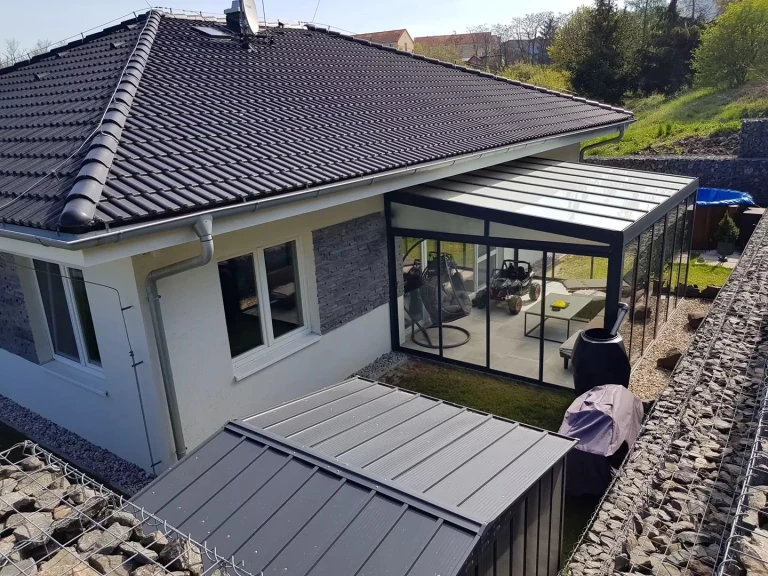 Hliníková pergola ROBUST + zasklení STANDARD - Braňany
