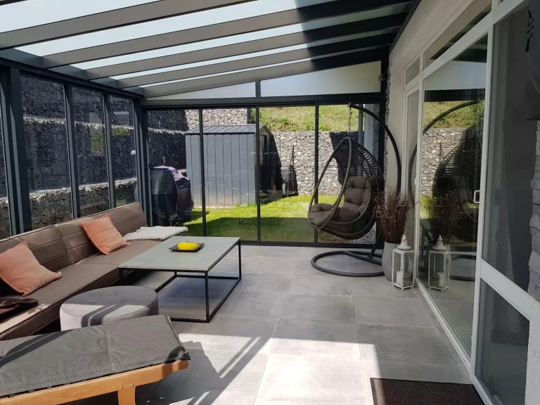 Hliníková pergola ROBUST + zasklení STANDARD - Braňany