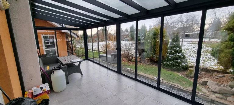 Hliníková pergola ROBUST + zasklení STANDARD - Klášterec